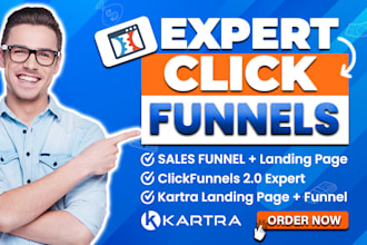 build sales funnel in clickfunnels 2 0, kartra landing page, click funnel expert