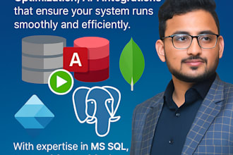 quickly fix, design, create and optimize sql, or mssql databases querie