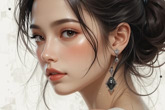 draw digital oil painting