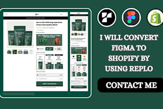 convert figma to shopify using replo