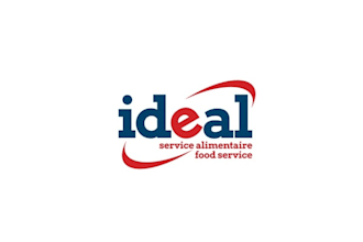 design super food service wordmark logo