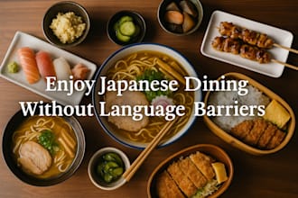 make a restaurant reservation in japan as your concierge