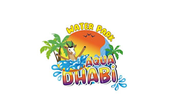 design innovative a fun water park logo