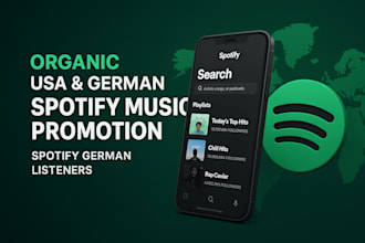 do organic USA german spotify music promotion spotify german listeners