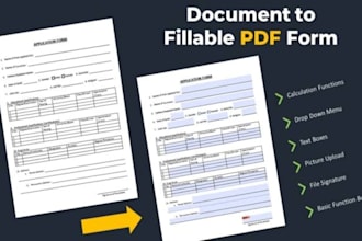 create fillable pdf form
