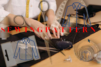 create sewing patterns, clothing patterns, pattern making, grading