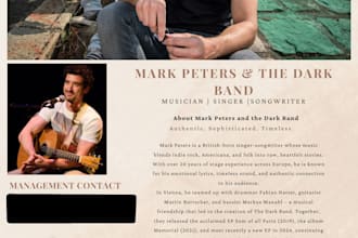design a strategy driven epk for music business