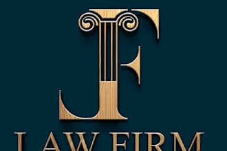 design unique attorney, legal and law firm logo