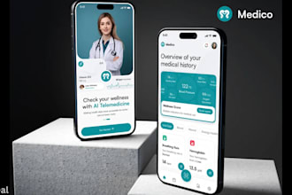 develop hipaa compliant telehealth app, medical app, and hospital website