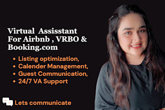be your airbnb, vrbo, booking com virtual assistant
