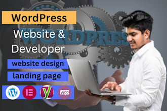 wordpress ecommerce migrate website  and landing page design