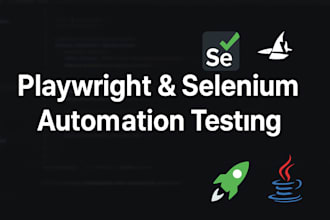 build playwright and selenium automation tests