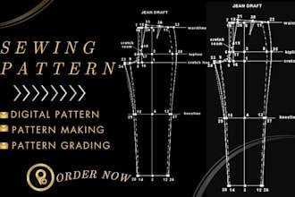 be your expert sewing pattern maker for digital patterns, grading