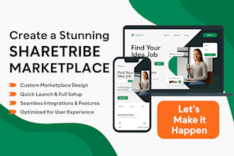 set up and customize your sharetribe marketplace with landing pages