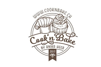 design greatest exclusive bake food logo
