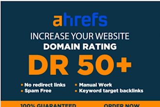 increase DR 90 ahrefs in 30 days