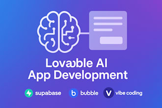 build lovable ai applications with supabase, bubble io, vibe coding