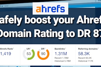 help you rank higher with ahrefs DR 87 boost using safe whitehat strategies