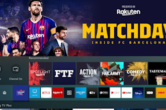 develop smart tv app, roku tv app, apple tv app, samsung tv app, ott app
