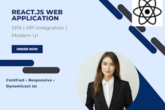 develop react js web applications or single page apps spa
