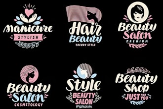 design luxury jewelry, diamond, cosmetics logo