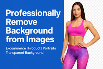 professionally remove background from images and cutout photos