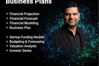 do financial projections, financial forecast, financial modeling, business plan