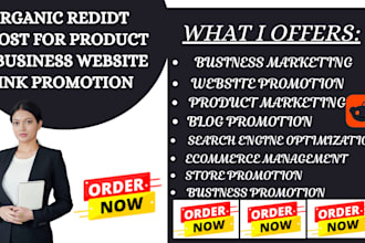 do reddit post for iptv app, skincare, healthcare, blog seo, business website