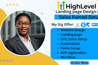 gohighlevel landing page gohighlevel sales funnel go highlevel website