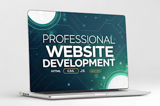 develop a modern and professional website with clean code