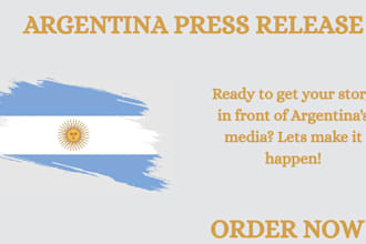 do argentina press release writing with distribution to argentina peak media