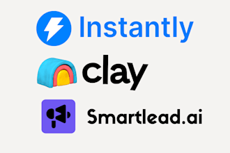 setup instantly ai smartlead ai cold email outreach claycom b2b leads generation