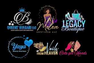 design modern luxury fashion and beauty brand logo