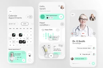 create healthcare app, telemedicine app, medical app, telehealth app