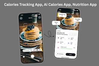 build calories tracking app, ai calories app, nutrition app