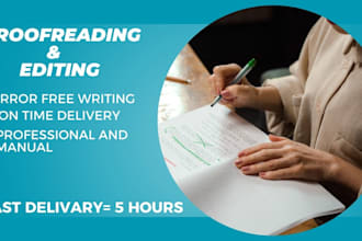 proofread and edit medical, scientific and biology documents