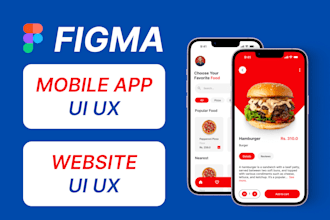 do UI UX design, mobile app or website UI UX design