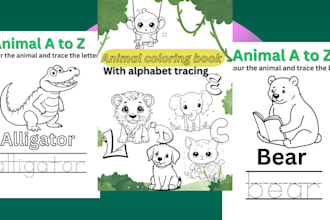 create beutiful children colouring book