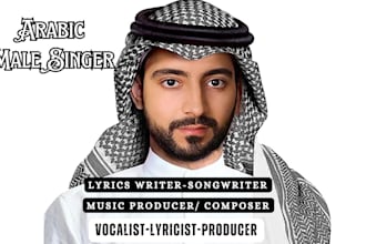 be your arabic male singer pop rock edm singer hindi singer songwriter gulf song