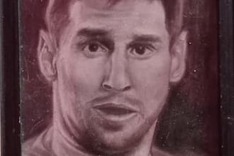 sketch a custom realistic portrait for you