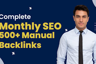 monthly off page SEO service using authority dofollow backlink