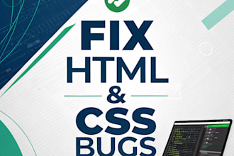 fix HTML and CSS issues, errors and bugs on your website