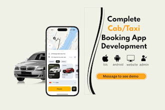 build cab taxi booking app and website like uber