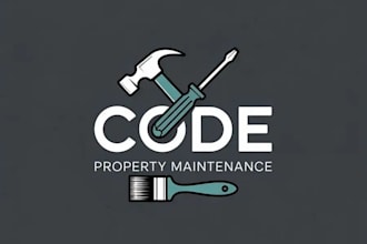 design a bold and professional property maintenance logo that builds trust