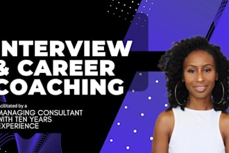provide mock interviews and coaching for business analysts or managers