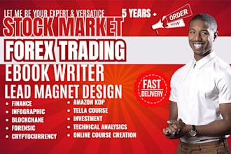 write an ebook on stock market, cryptocurrency, forex trading ebook ghostwriter