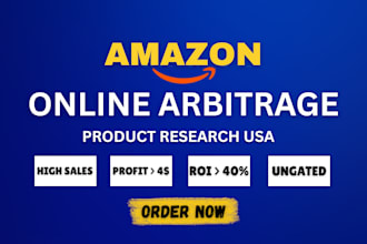 do amazon online arbitrage product research