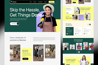 build a cleaner website a cleaning service website  house cleaning website
