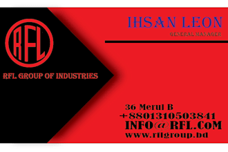 design modern and professional business card within 2 hours