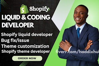 shopify liquid coding theme customization shopify script bug fix shopify clone